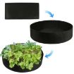 115L Green Felt Planting Barrel - 70x30cm Non-Woven Seedling Bag - 6