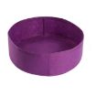 Purple 70x30cm 115L Felt Planting Barrel - Indoor/Outdoor Round Bag - 1