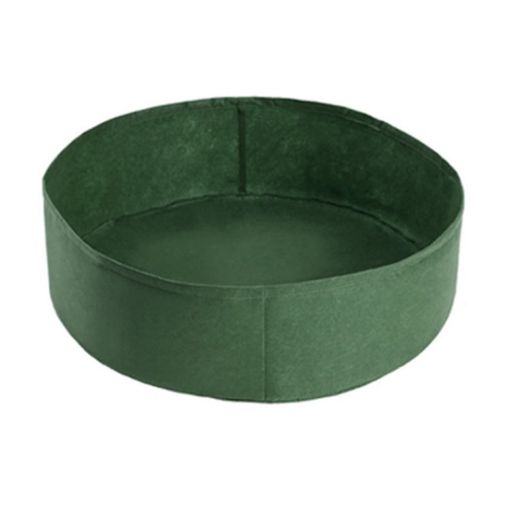 127x30cm 380L Green Felt Planting Barrel Indoor Outdoor Seedling Bag - 1