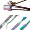 7 in 1 Color Titanium Nail Care Tools - Nude Titanium Manicure Set - 4