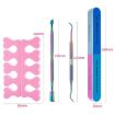 7 in 1 Color Titanium Nail Care Tools - Nude Titanium Manicure Set - 7
