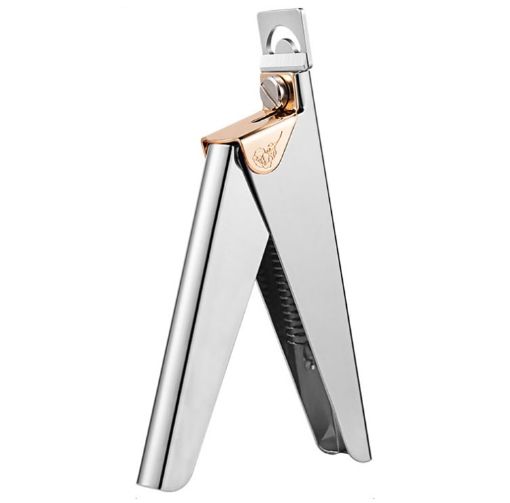 U-Shaped French Cut Stainless Steel Nail Knife - Silver Fake Nail Tool - 1
