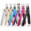 U-Shaped French Cut Stainless Steel Nail Knife - Silver Fake Nail Tool - 2