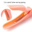 Light Blue U-Shaped DIY French Nail Scissors for Fake Nails - 5