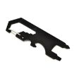 7 in 1 Outdoor Multi-Function Keychain Tool Card - Black - 2