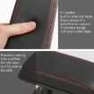 Universal Car Arm Handle Seat Left Elbow Tray Leather Armrest Box - 4