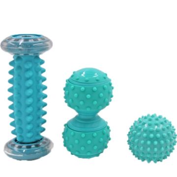 Green Massage Ball Set: Plantar Fascia, Bump Peanut, 7cm Tattan - 1