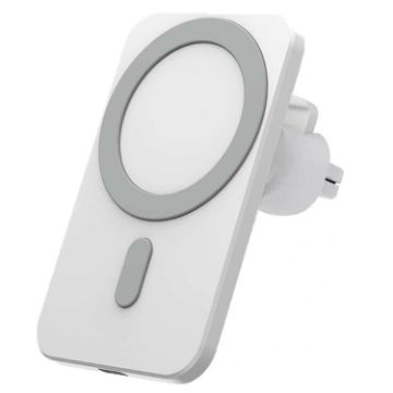 N16 10W Car Air Outlet & Suction Cup Magsafe Wireless Charger Holder - 1