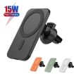 N16 10W Car Air Outlet & Suction Cup Magsafe Wireless Charger Holder - 2