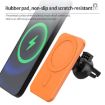 N16 10W Orange Magsafe Magnetic Wireless Charger & Phone Holder - 4