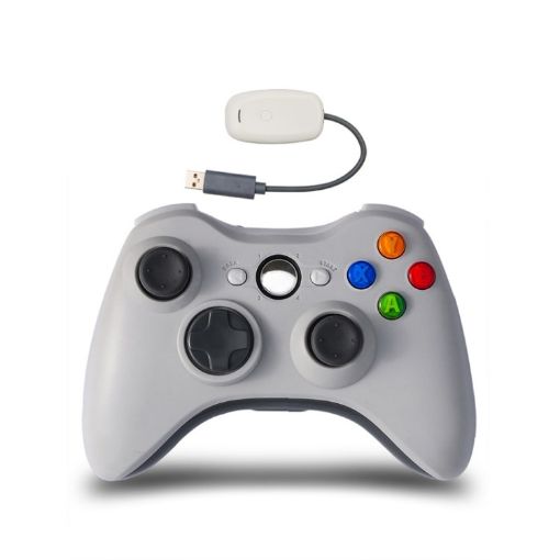 Wireless Game Controller for Xbox 360 - 2.4G, White - 1