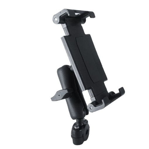 Car Headrest & Motorcycle Rearview Phone Bracket - Plate Clamp Style - 1