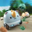 Cute Bee Pull Back Car Toy - Cartoon Pet Mini Puzzle Inertia for Kids - 3