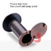 2 PCS Security Door Cat Eye HD Lens 200 Wide-Angle 16mm Black - 5