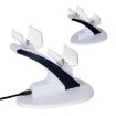OIVO IV-P5234 Gamepad Charger for PS5 - Two-Seater Aircraft Design (White) - 3