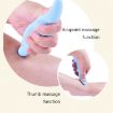 Silicone Thumb Bump Massager - Muscle Relaxation Fascia Device, Pink - 6