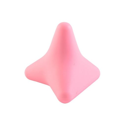 Silicone Thumb Bump Massager - Quadratic Pink Muscle Relaxation Device - 1