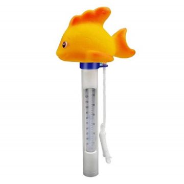 Cartoon Gold Fish Pool Thermometer - K-1020D Water Temperature Meter - 1