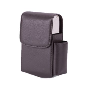 Lychee Pattern Coffee Cigarette Box Business Card Case - 1