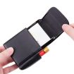 Rose Red Lychee Pattern Cigarette Box Business Card Case - 4