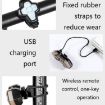 WEST BIKING YP0701299 Remote Control Bicycle Tail Light Warning Light - 3