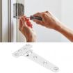 Thickened Stainless Steel T-Shaped Glass Door Hinge 100x54x4.8mm - 1
