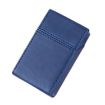 Navy Blue PU Leather Business Portable Cigarette Case - 1