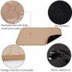 Waterproof Car Pet Pad 2PCS 50x40cm for Cat Dog Sofa Beige Carpet - 4