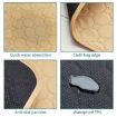 Waterproof 60x45cm Car Pet Pad for Cats & Dogs - Light Grey Carpet - 5