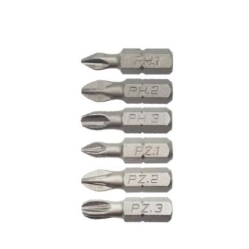 6PCS 25mm Strong Magnetic Anti-Slip Hand Drill Screwdriver Bits Set - 1