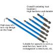 6PCS 50mm Magnetic Hand Drill Screwdriver Bit Set - Anti-Slip Design - 3