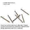 5pcs M35 Cobalt Twist Drill Bit, HSS Double Head 5.2mm Metal Drill - 3