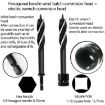20mm Electric Wrench Hole Opener Door Lock Drill Bit Template - 6