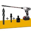 20mm Electric Wrench Hole Opener Door Lock Drill Bit Template - 7