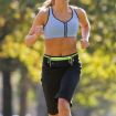 Outdoor Sports Fitness Waist Bag with Water Bottle Pocket - Hemp Gray - 7