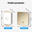 CACAZI FA50 Wireless Doorbell EU Plug, Self-generating, White - 3