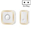 CACAZI A58 Smart Wireless Doorbell EU Plug Gold - No Battery Needed - 1