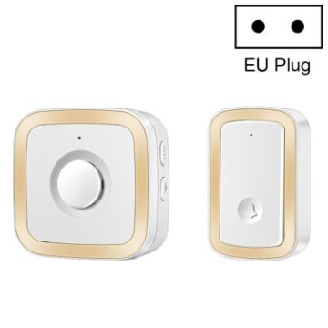 CACAZI A58 Smart Wireless Doorbell EU Plug Gold - No Battery Needed - 1