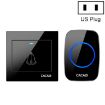 CACAZI H10 Wireless Smart Doorbell, No Battery, US Plug, Black - 1