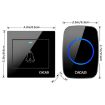 CACAZI H10 Wireless Smart Doorbell, EU Plug, No Battery, White - 3