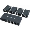 60m 1x4 HDMI Splitter Extender POC 1080P@60Hz UK Plug - 1
