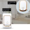 CACAZI Smart Waterproof Wireless Doorbell EU Plug Black Multifunctional - 7