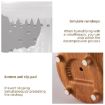 V50 Desktop Night Light Humidifier Wood Grain Aroma Diffuser US Plug White - 4