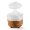 V50 Desktop Night Light Humidifier Wood Grain Aroma Diffuser AU Plug White - 1