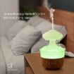 V50 Desktop Night Light Humidifier Wood Grain Aroma Diffuser AU Plug White - 9