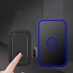 CACAZI A19 Wireless Music Doorbell, No Battery, UK Plug, Black, 1 for 3 - 2