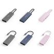 Blueendless 7-in-1 Type-C Docking Station USB3.0 Splitter, 4K60Hz, Pink - 2