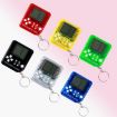 Mini Handheld Game Console Toy - 4 PCS Classic Brick with Keychain - 2