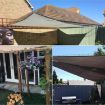24 PCS Outdoor Shade Sail Kit - Stainless Steel Accessories & Screws - 5