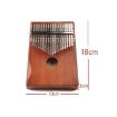 17-Tone Thumb Piano Kalimba for Beginners, Black Finger Piano - 3